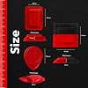 MAG® Kit de 15 Imanes de Ferrita para Biomagnetismo – 3500-4000 Gauss Redondos, Rectangulares y Duo – Terapia Dr. Goiz – Recubiertos de Vinilo con Polaridad Clara 4
