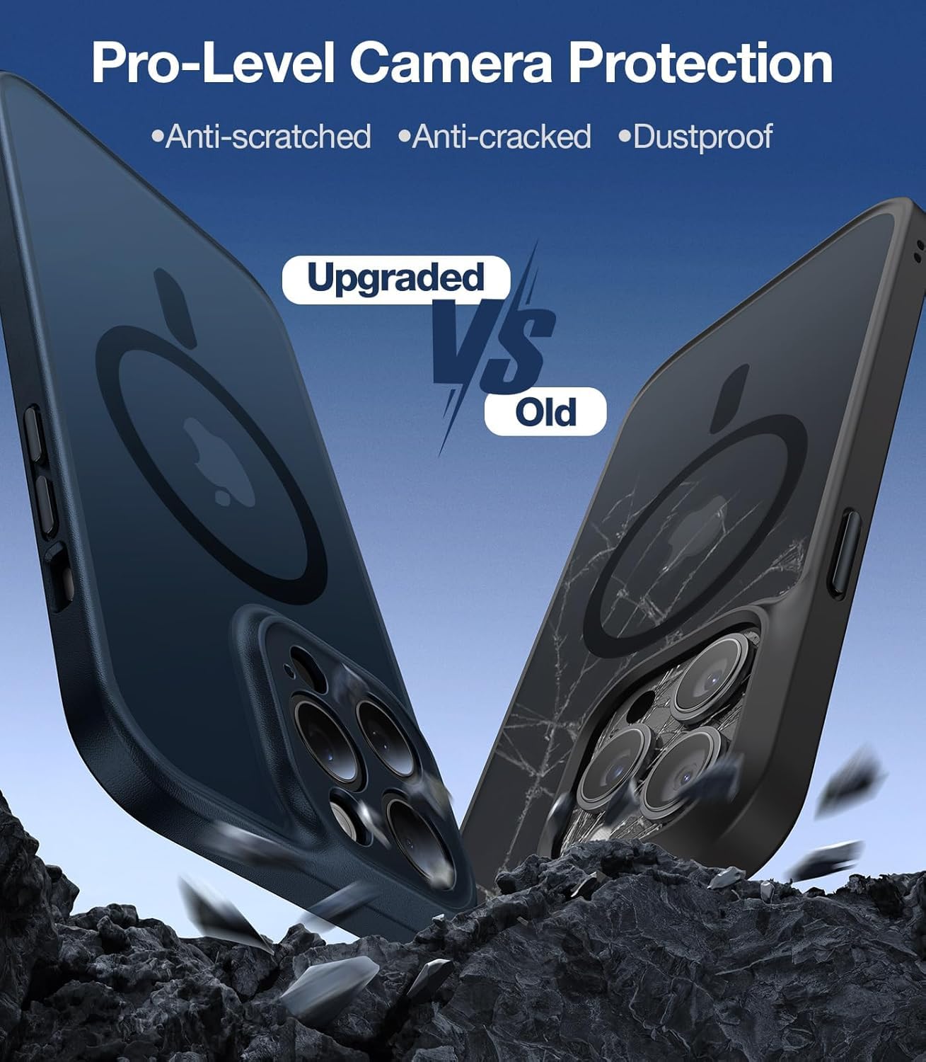 Amazon.com: TORRAS Upgraded Magnetic [Full Camera Protection] Case