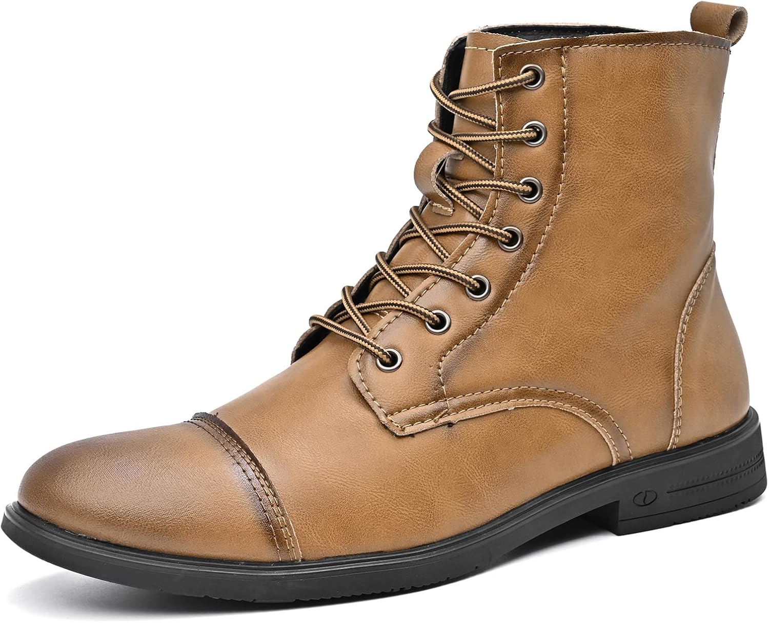 Chukka Boots Casual Fashion Oxford Dress Boots Leather Lace Up Desert Ankle Boots Classic For Men Lightweight Anti Slip