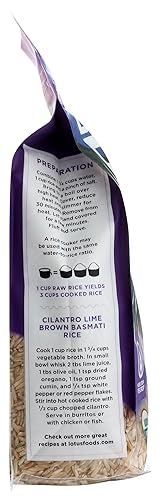 Vista 7 de LOTUS FOODS Arroz Basmati integral orgánico, 30 onzas