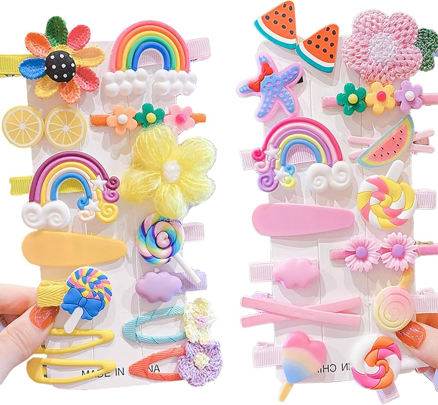 Amazon.co.jp: MAEXUS ヘアクリップ 子供 ヘアピン 女の子 28点豪華