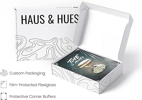 Miniatura 4 de HAUS AND HUES Arte motivacional enmarcado, decoración de pared para la oficina en casa, arte de dinero para pared, citas de negocios, imágenes