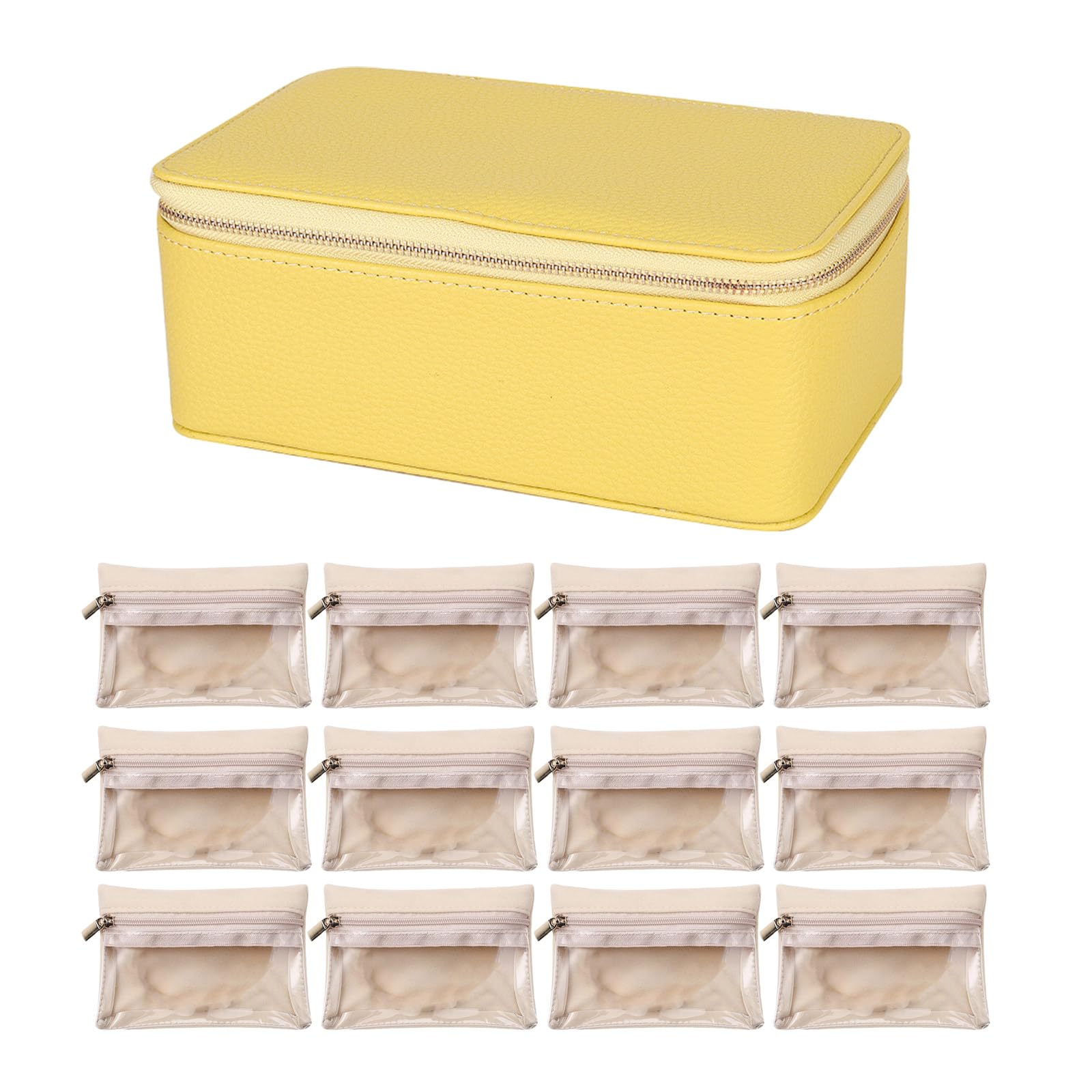Pochettes à bijoux de voyage anti-rayures : lot de 12 protections pour accessoires