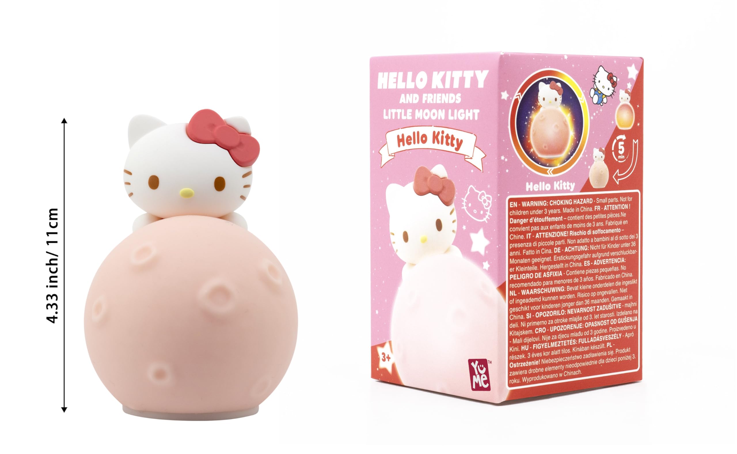 YuMe Hello Kitty & Friends Little Moon Light, 11 cm - Image 3