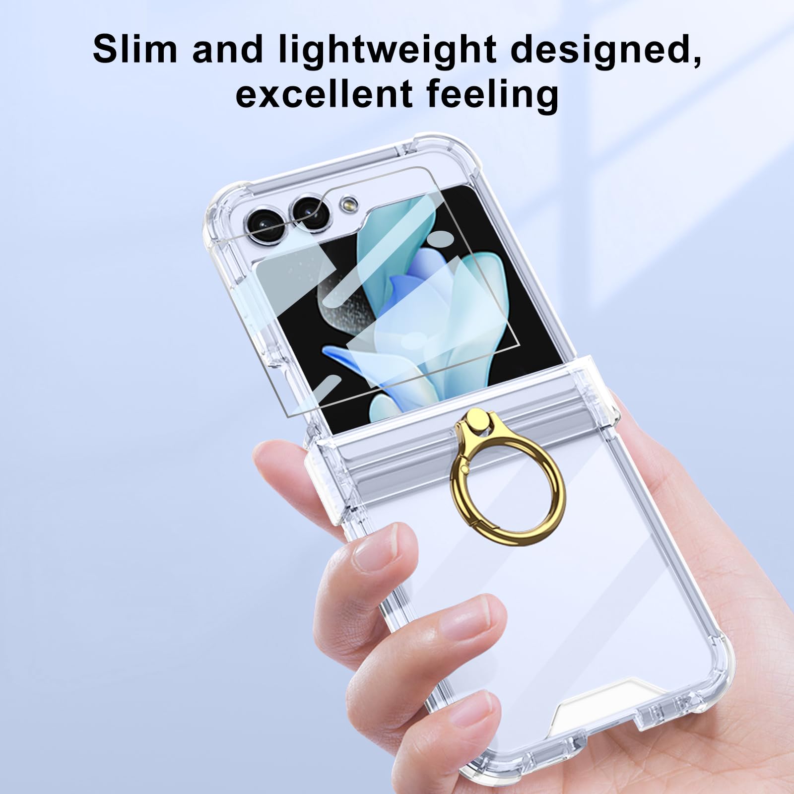 Amazon.co.jp: PUROOM Samsung Galaxy Z Flip 5用 ケース 蝶番