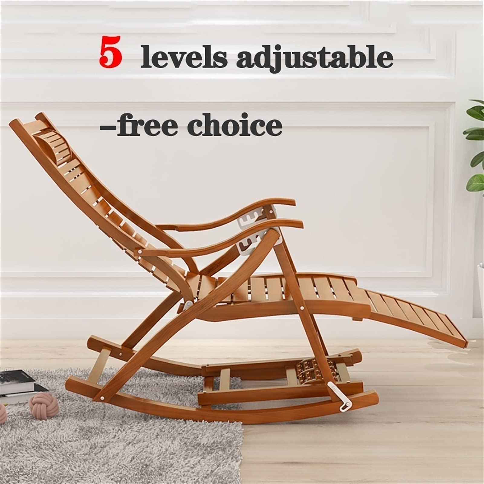 Amazon｜ロッキングチェア 折りたたみ リクライニングチェア 多機能