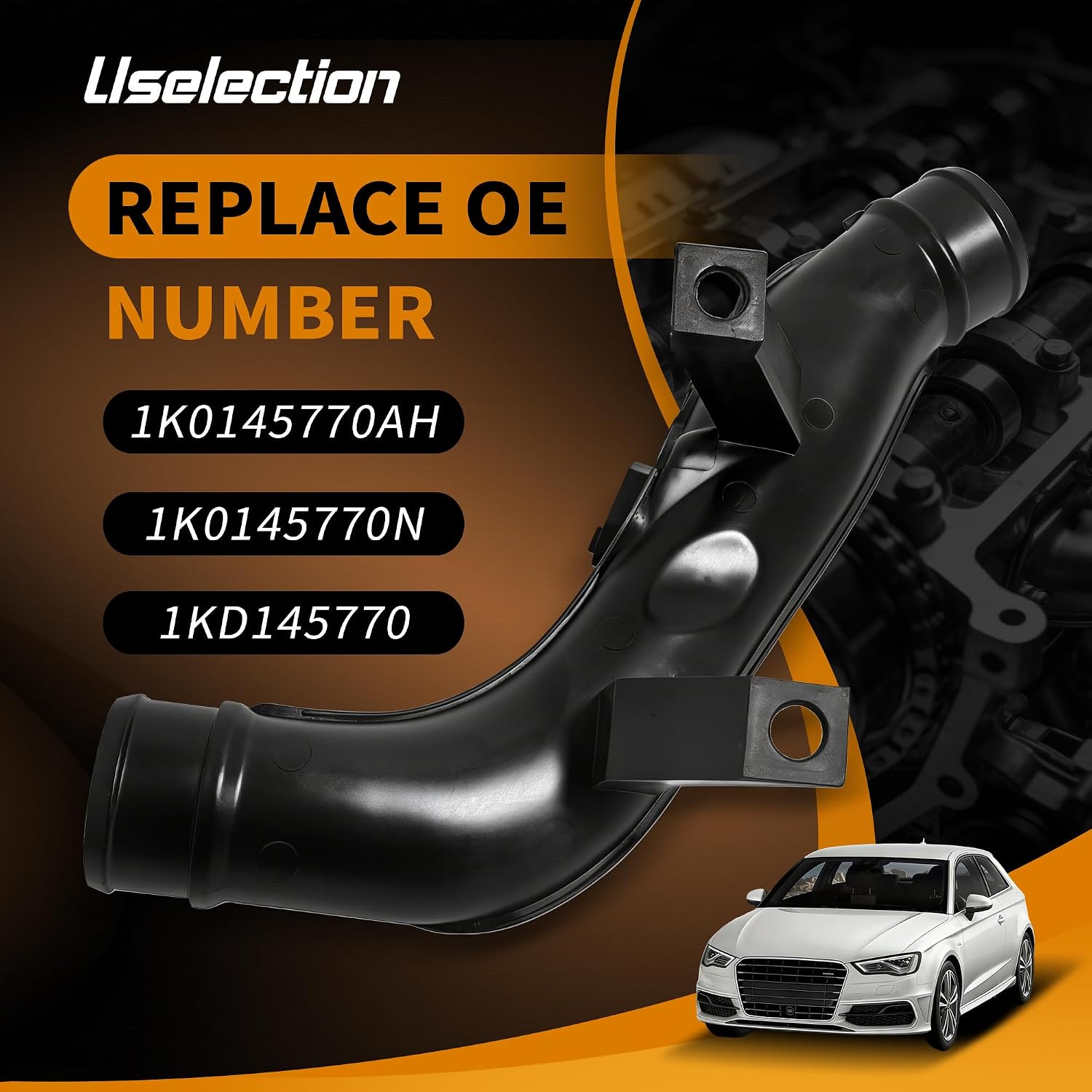1K0145770N 667-643 Intercooler Air Line Hose Pipe Turbocharger Intercooler Hose Kit for Passat Beetle Cabrio Golf GTI Tiguan Jetta A3 Quattro Leon Toledo 1K0145770AH 1KD145770