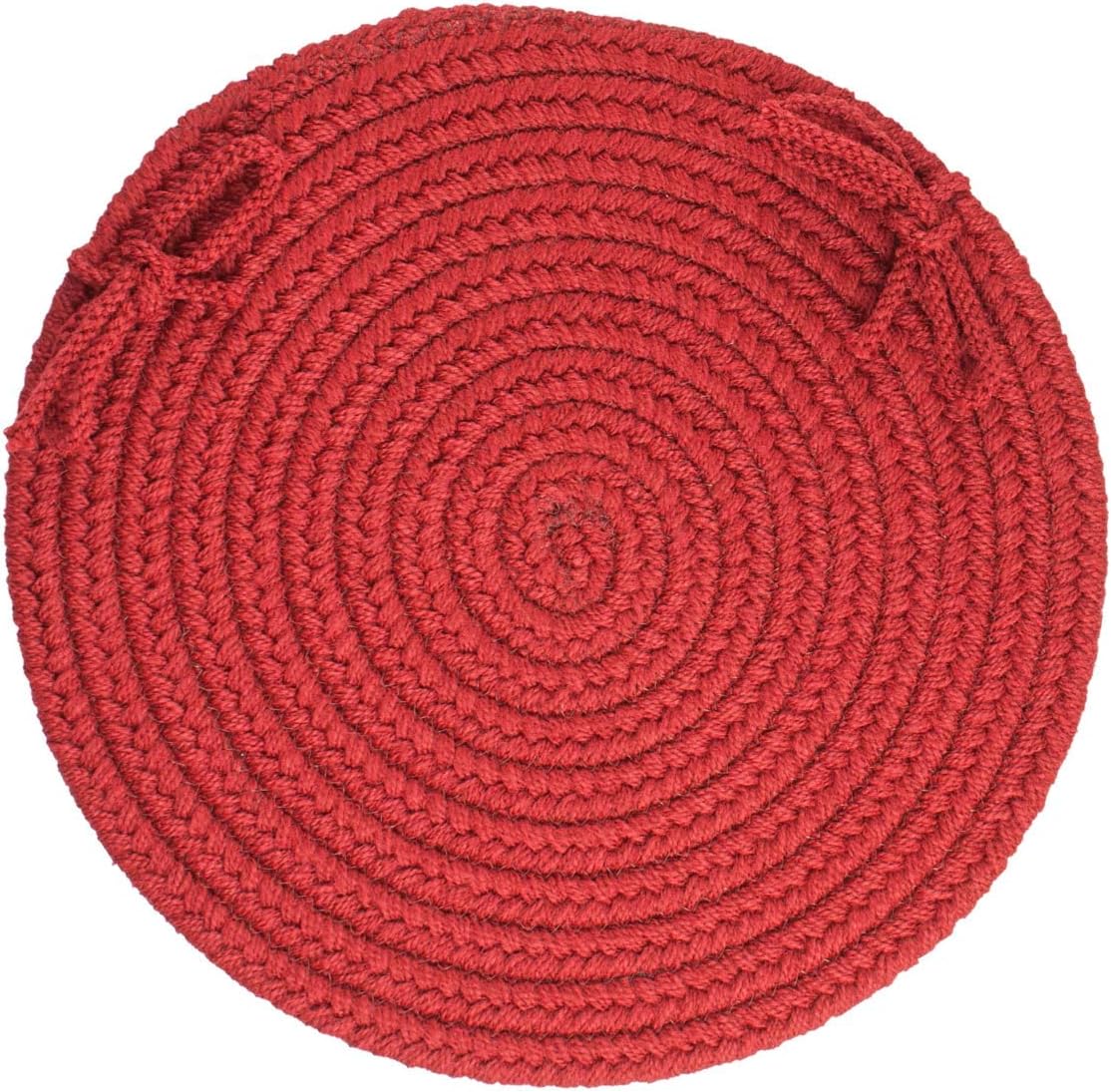 Super Area Rugs Maui Chair Pad/Seat Cushion for Dining/Kitchen Chairs, Dark Sage, 15" x 15"