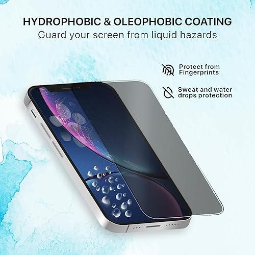 Miniatura 4 de Protector de pantalla de vidrio templado para iPhone 12 Pro Max y protector de lente de cámara, paquete de 2 y 2 kits de instalación resistentes a
