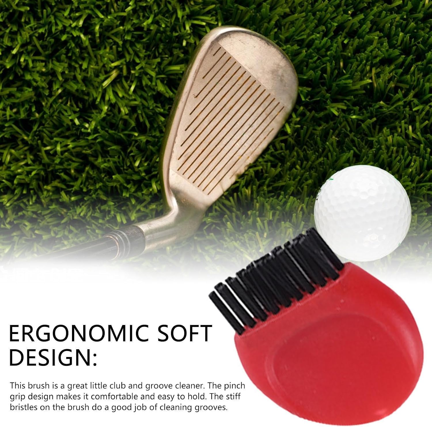 Golf Club Brush Pocket Golf Club Cleaning Brush Channel Cleaner Shoe image 3