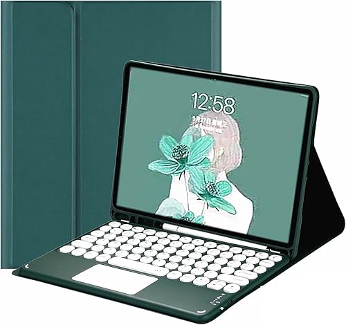 Miniatura 17 de Funda de teclado para iPad Air de 11 pulgadas, M3, M2 2025 2024/iPad Air4 Air5, teclado táctil, magnético, desmontable, Bluetooth, teclado delgado