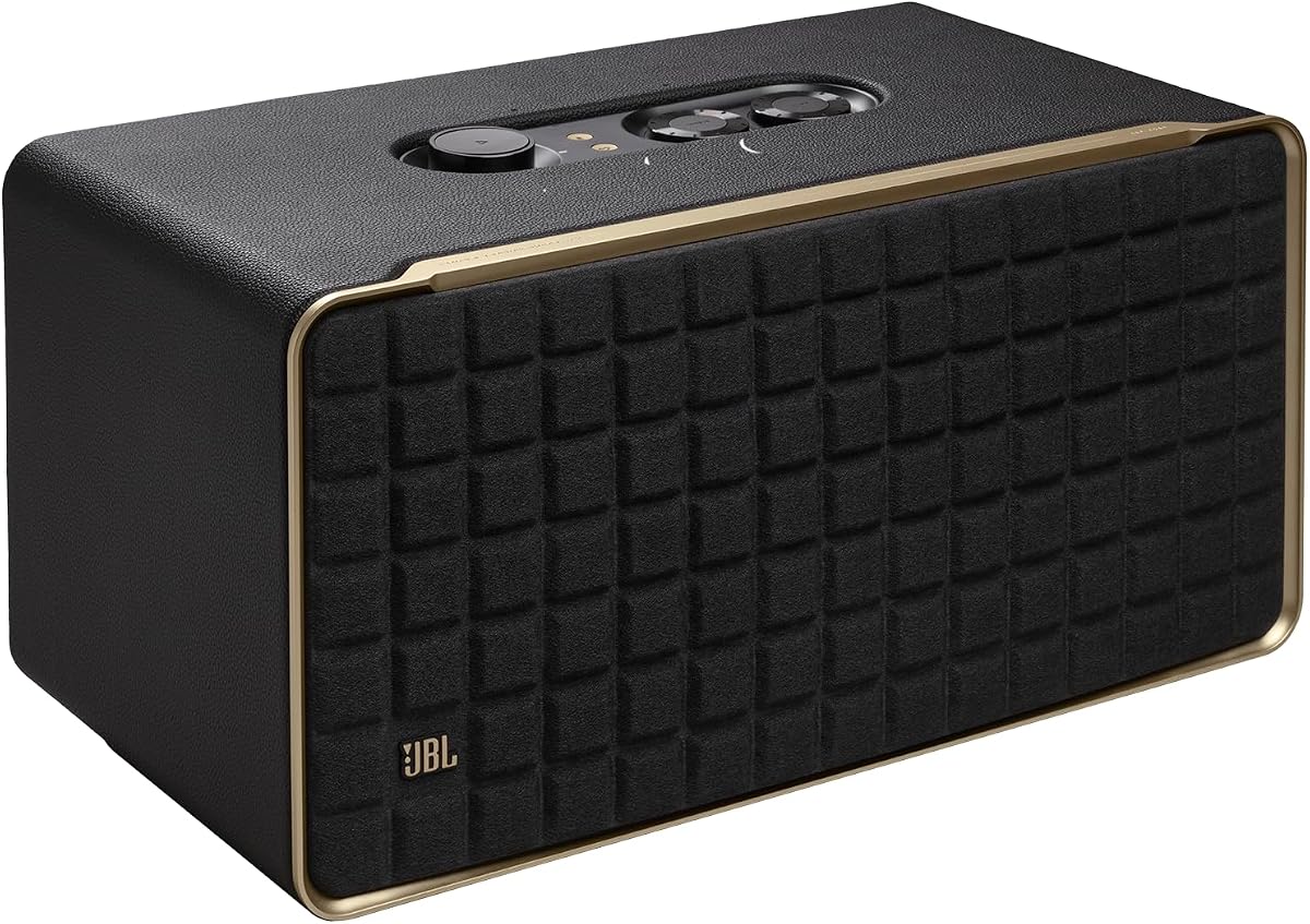 Authentics 500 - Altavoz doméstico inteligente - Negro | Excelente sonido y rendimiento con Dolby Atmos Music, Inspirado en el diseño retro, Servicios de transmisión de música a través de Wi-Fi integrado
