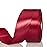 YASEO 1 1/2 Inch Dark Red Solid Satin Ribbon, 50 Yards Craft Fabric Ribbon for Gift Wrapping Floral Bouquets Wedding Party Decoration