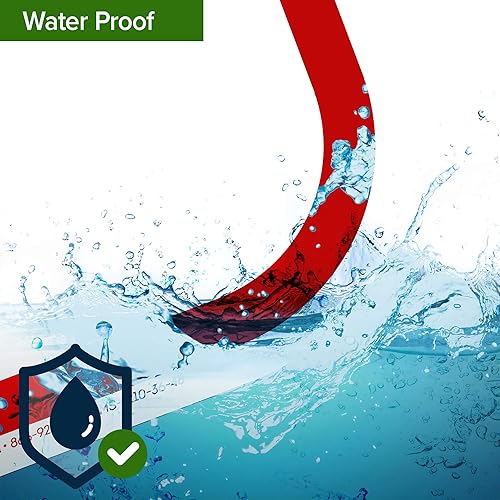 Vista 92 de Señal de advertencia de natación a tu propio riesgo, 10 x 14 pulgadas, libre de óxido, aluminio 040, resistente a la decoloración, fabricado