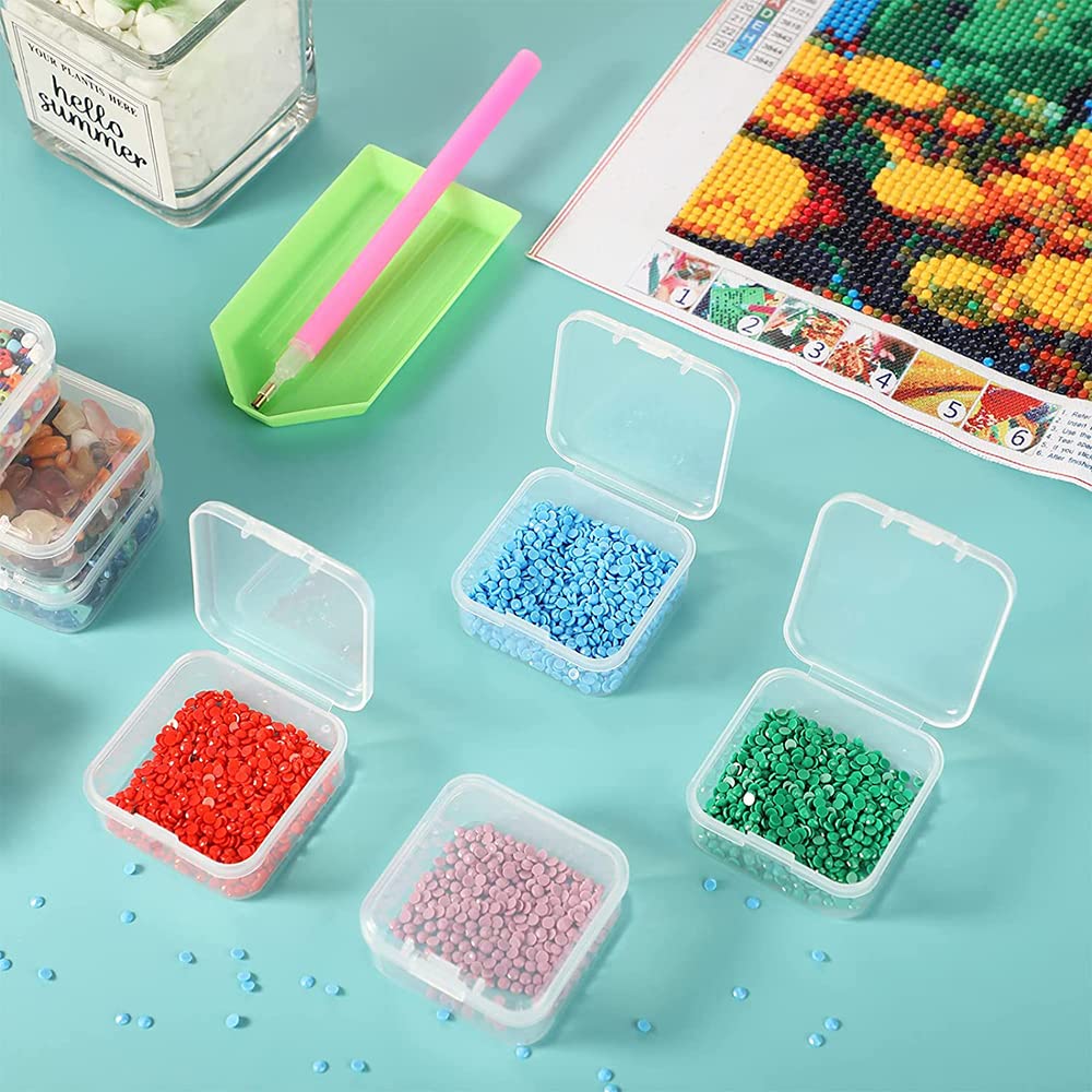 Amazon.co.jp: 小分けケース 10個セット 5.4*5.4*2cm 透明 