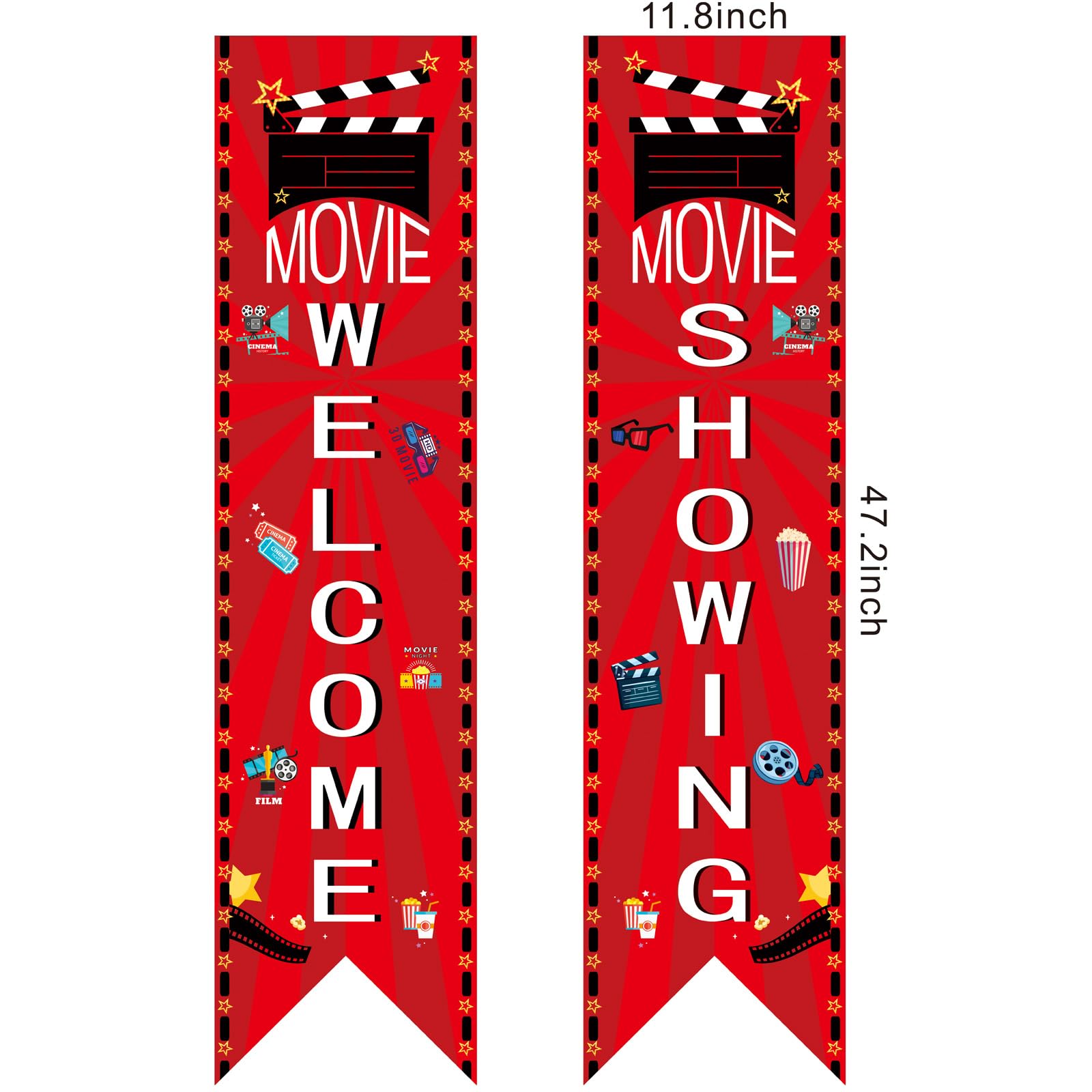 Amazon.com: Movie Theme Party Decorations,Movie Night Banner,Movie Night Porch Sign Banner,Movie Party Decorations,Movie Theater Decor,Movie Night Party Supplies, Welcome Showing Hanging Porch Sign For Movie Show Decorations(2 Pieces Red) : Home & amazon-com-movie-theme-party-decorations-movie-night-banner-movie-night-porch-sign-banner-movie-party-decorations-movie-theater-decor-movie-night-party-supplies-welcome-showing-hanging-porch-sign-for-movie-show-decorations-2-pieces-red-home