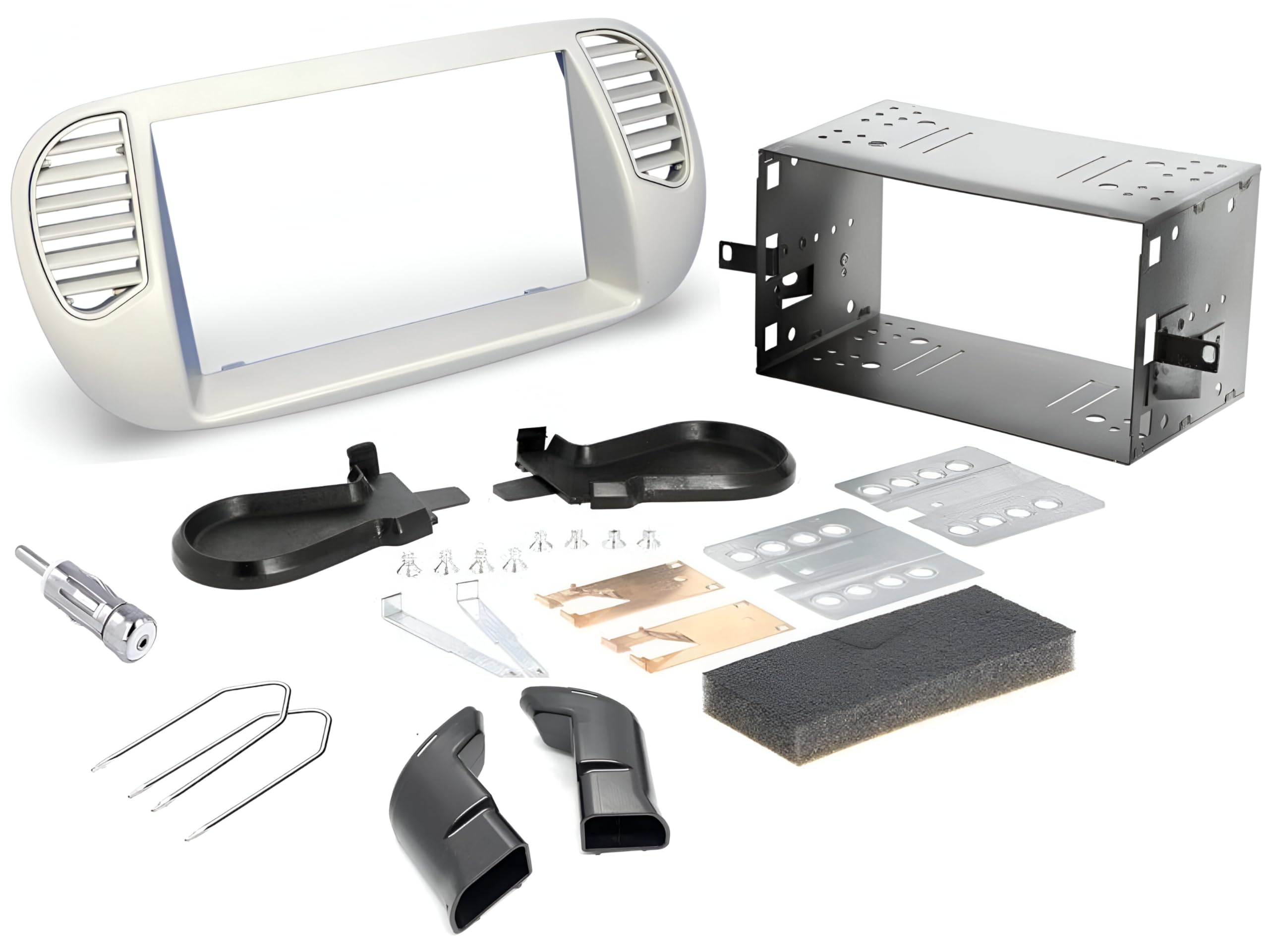 Sound Way Kit Montage Autoradio 1 DIN / 2 DIN Avec Vide Poche - Compatible Alfa Romeo Mito