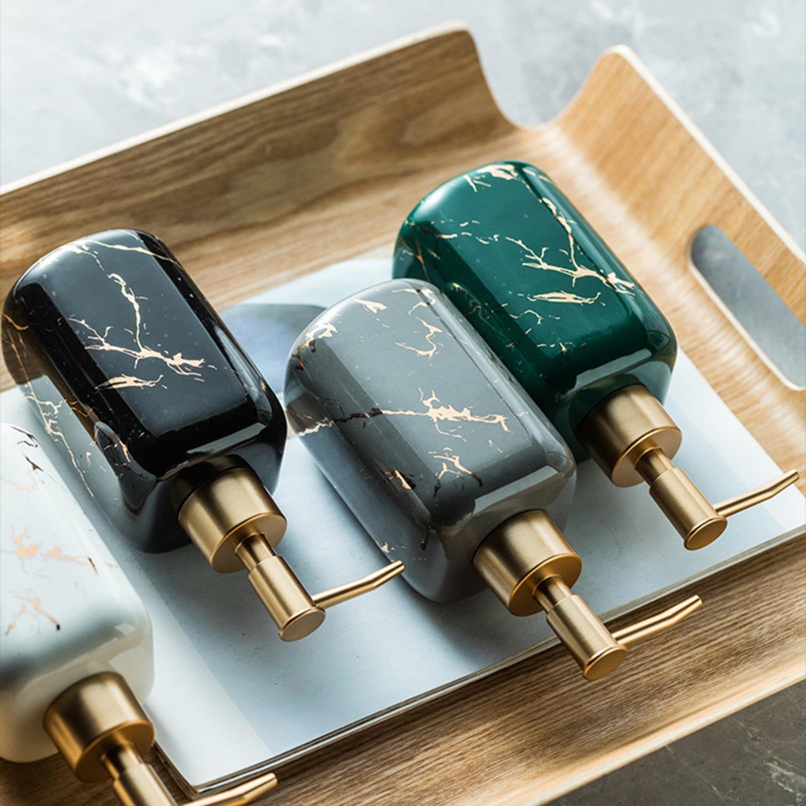 Amazon｜ソープディスペンサー 陶器 台所用洗剤 ボトル 容器 食器用