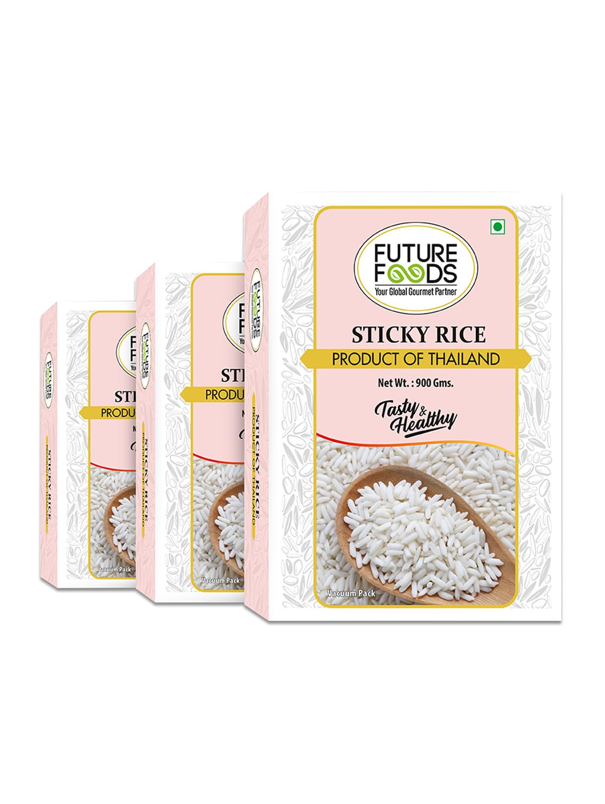 Future Foods Glutinos Sticky Rice 450g | Sweet Rice | Healthy & Tasty | Gluten Free | Fiber Rich | Product Of Thailand (Pack of 3) (B0D2V4TVXF) Amazon Price History, Amazon Price Tracker