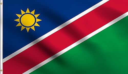 Miniatura 127 de DMSE Bandera de Sierra Leona 3X5 Pies 100% Poliéster Bandera 100D