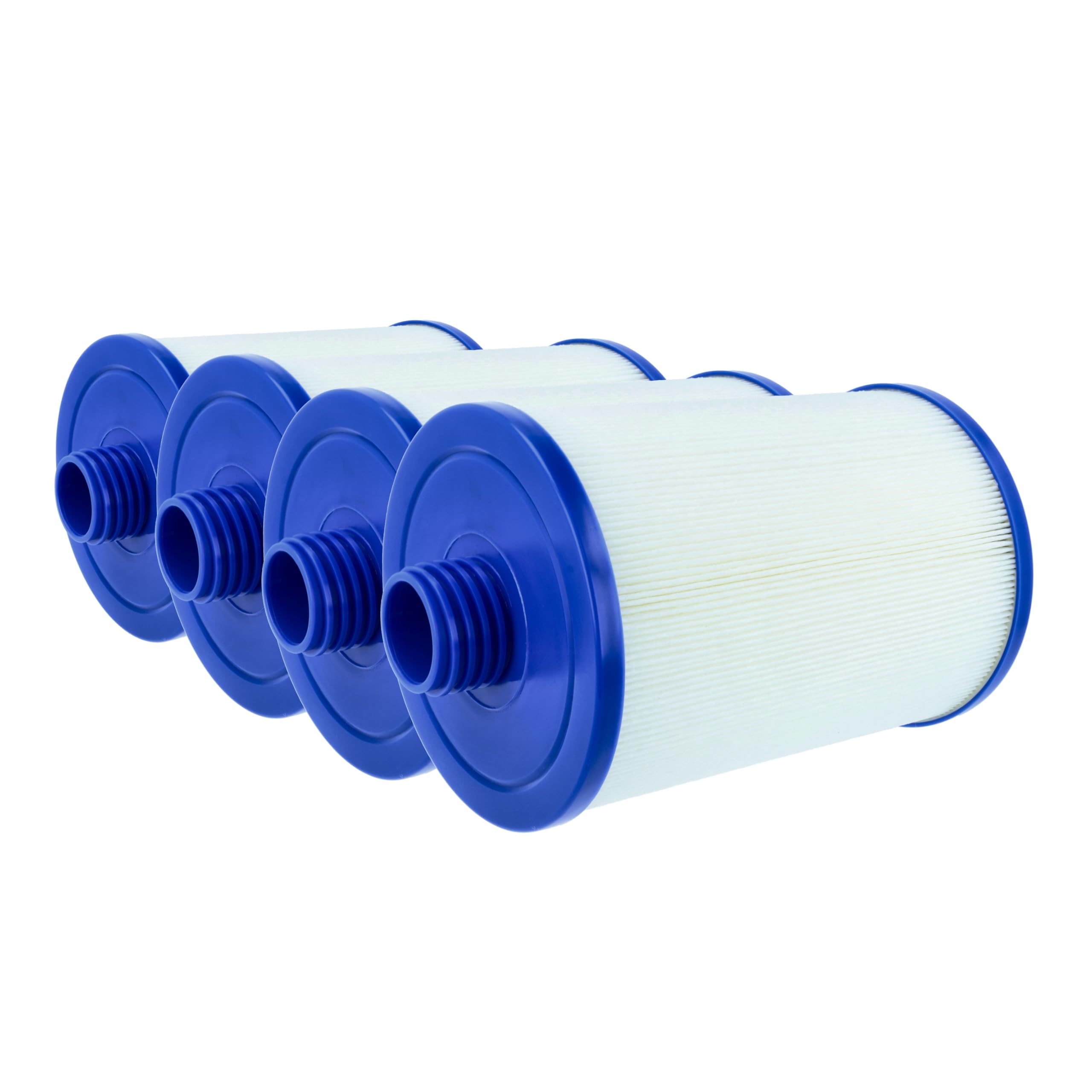 vhbw 4X wkład filtrujący zastępuje Pool Pure 03FIL1400 do basenu - filtr wymienny biały/niebieski