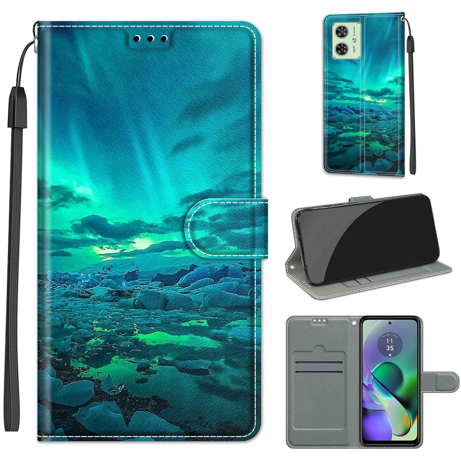 ZAOZYITON Funda Para Motorola Moto G54 5G Carcasa Antigolpes Con