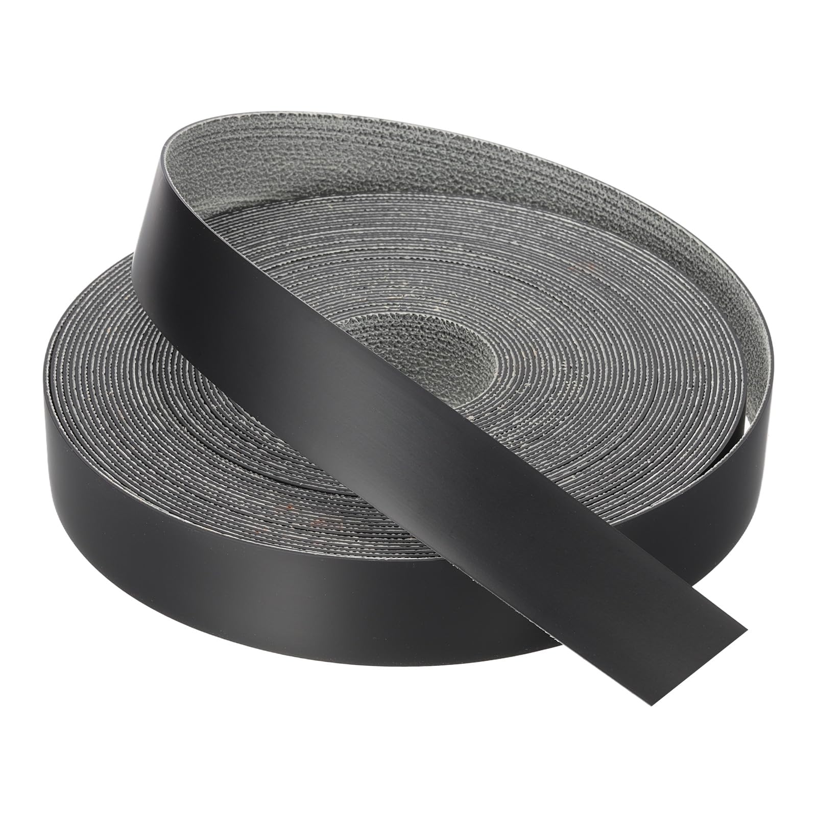 sourcing map Black Edge Banding 15 m x 28 mm Veneer Tape Pre-glued Flexible Plywood Edge Banding with Hot Melt Adhesive for Furniture Restoration(50ft x 1-1/8")