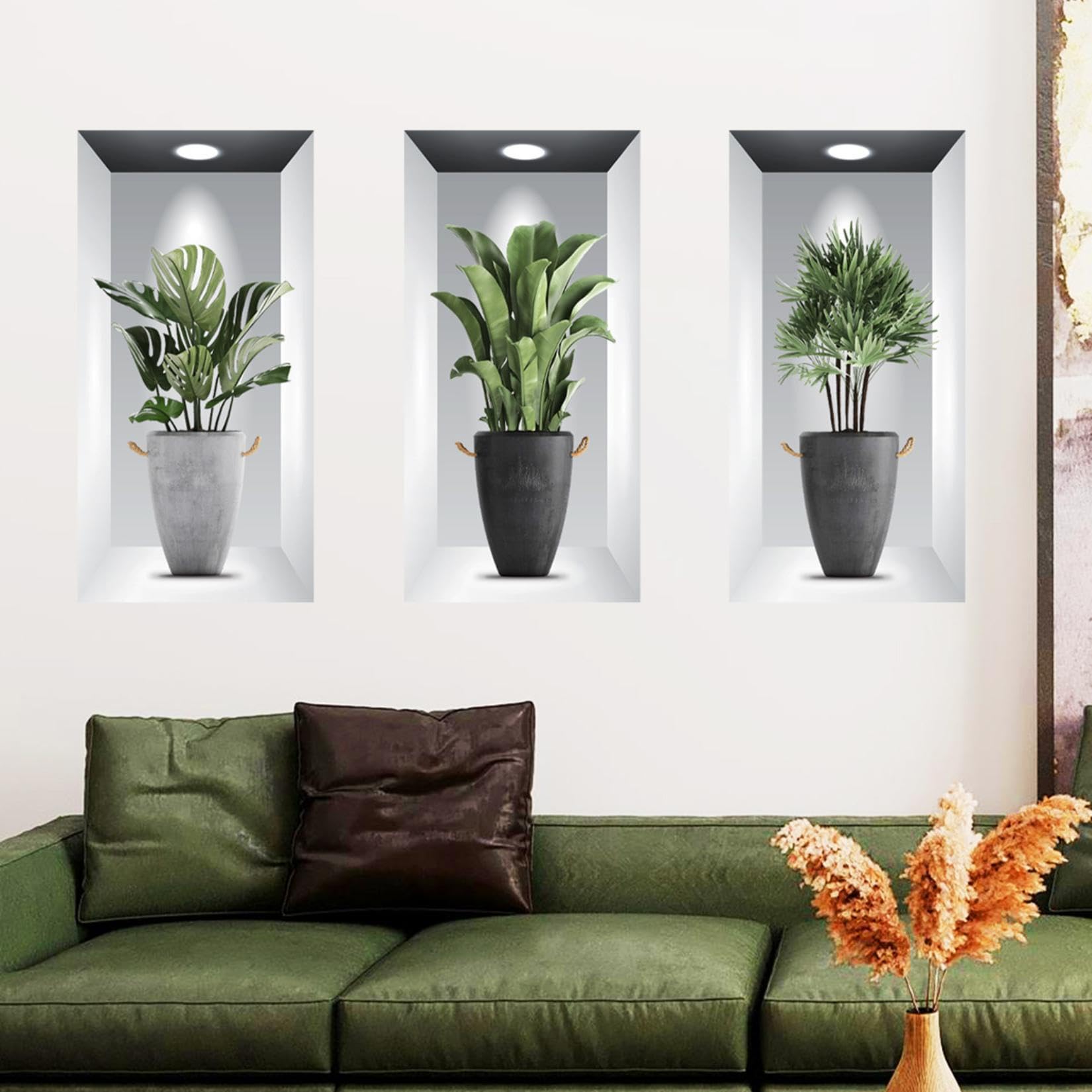 Grandora Adesivo Mural Con Orchidea Per Porta Bagno – 20x21 Cm, Rimovibile E Made In Germany - 3