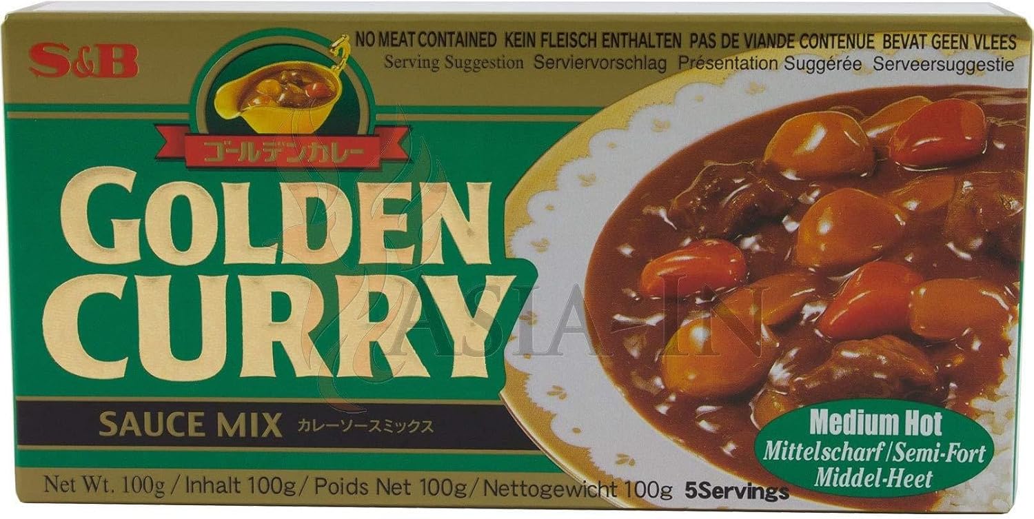 S and B Golden Curry Sauce Mix, 100g Amazon.co.uk Grocery