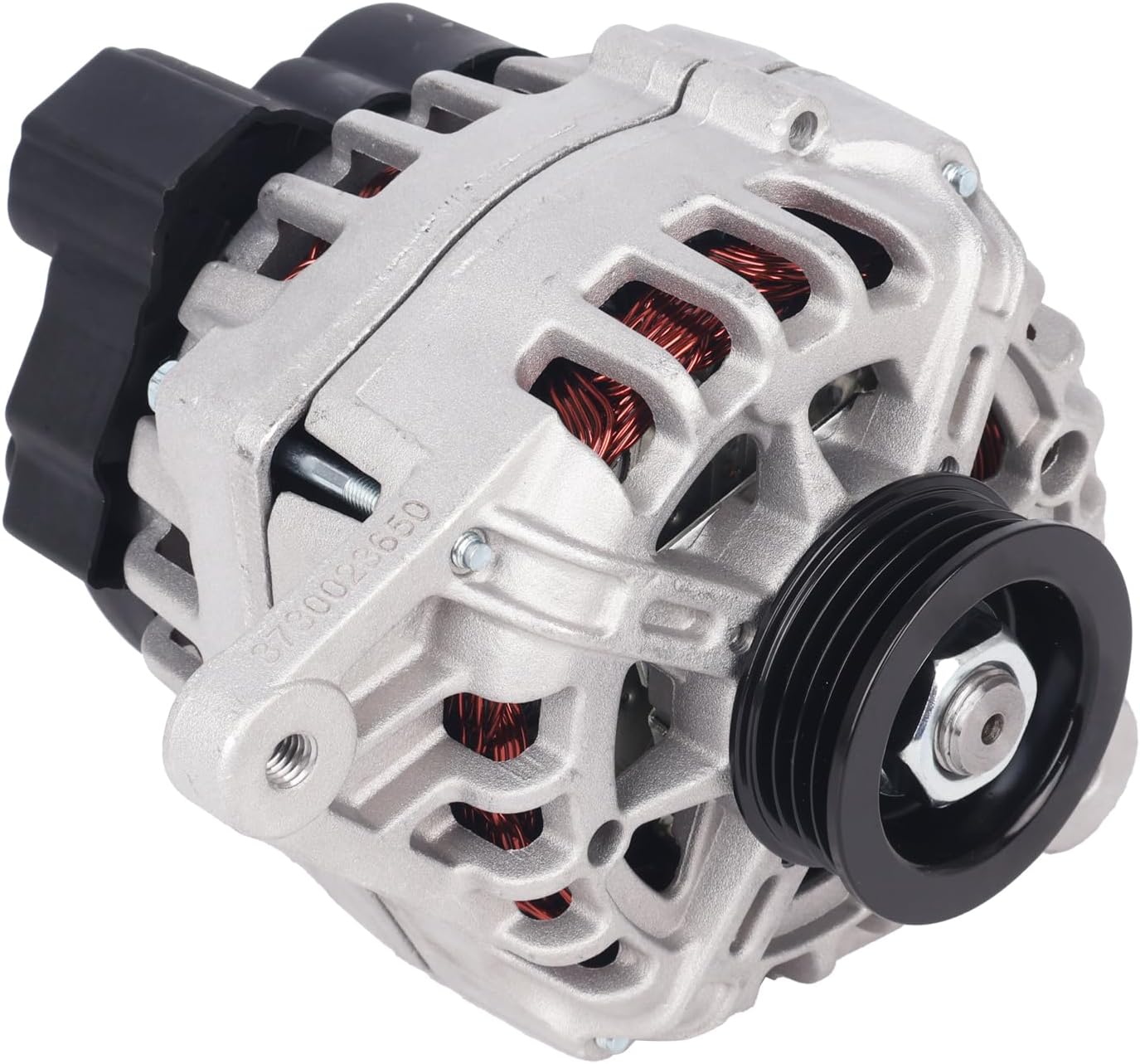 PAROD Alternator 12V 90A Fit for 2007-2012 Hyundai Elantra, 2010-2011 Kia Soul, 2007-2009 Kia Spectra, Kia Spectra5, CW 4-Groove Pulley 2.0L L4 Replace#3730023650