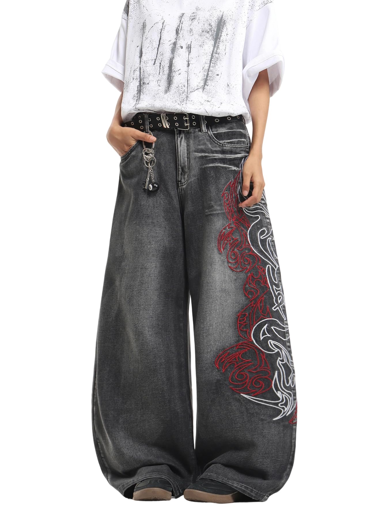 DFGIGT Hip Hop Baggy Jeans