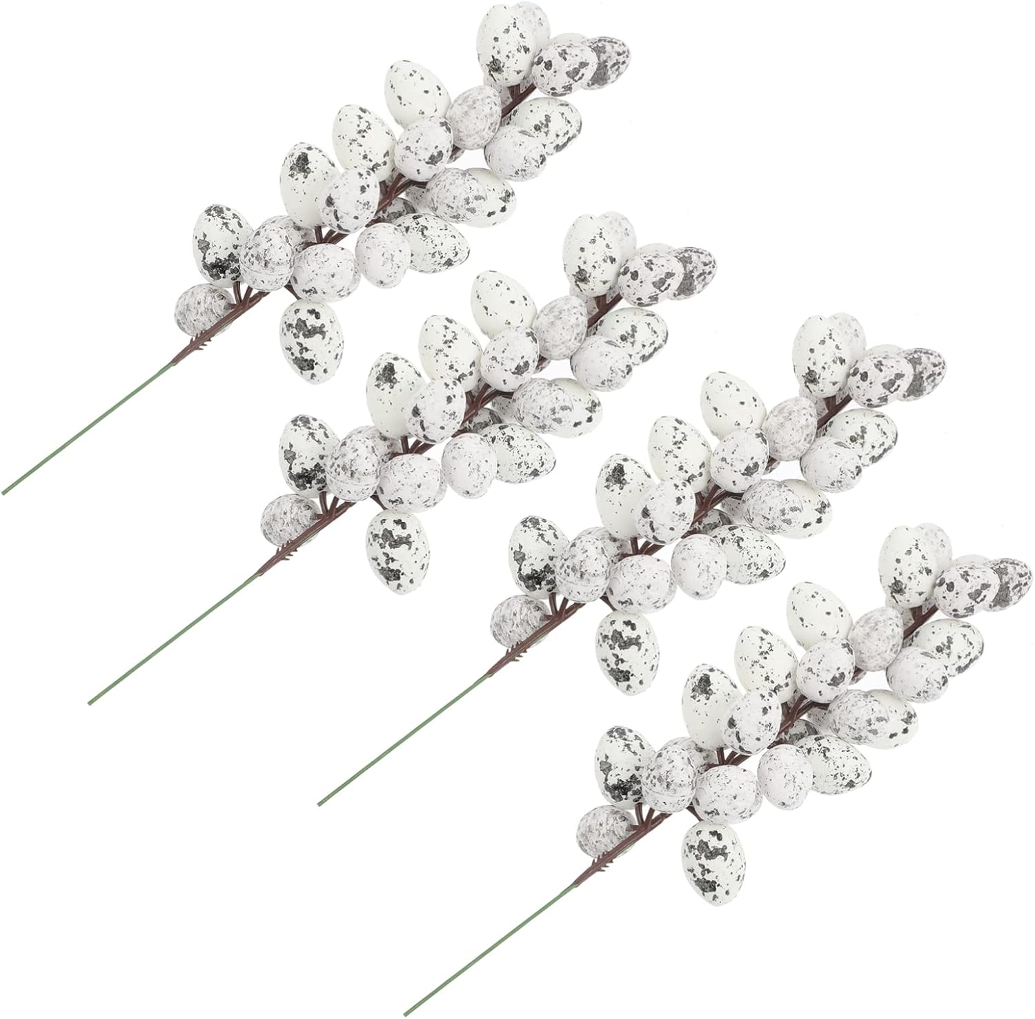 SAFIGLE 4pcs Easter Egg Skewers Easter Egg Flower