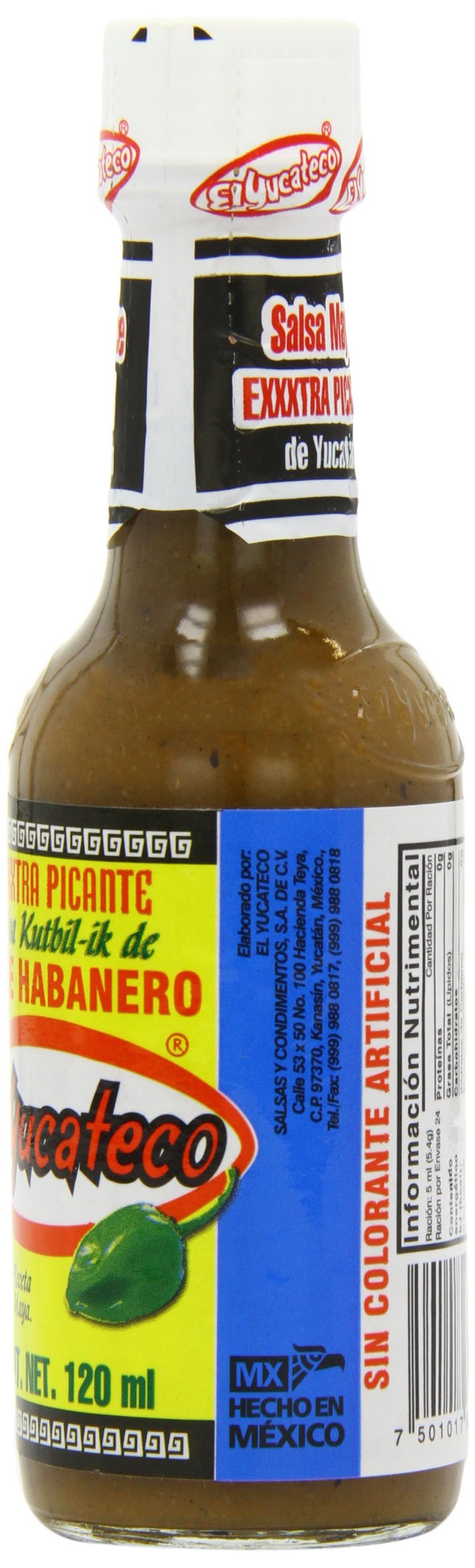 El Yucateco Salsa Habanera Kutbil-Ik XXXtra Hot 2x120 ml