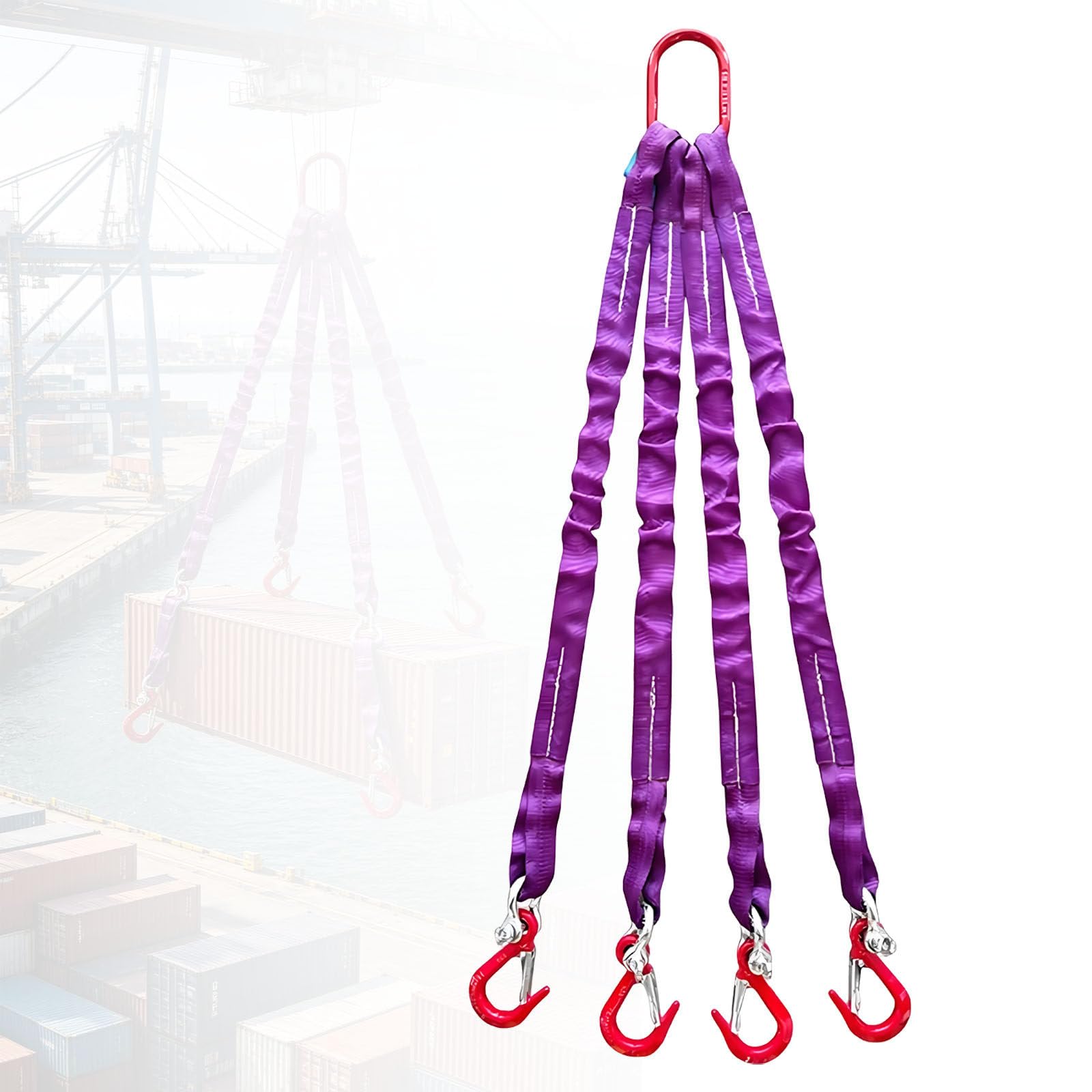 Élingue à Quatre brins pour Le Levage, Type Sangle 4m
