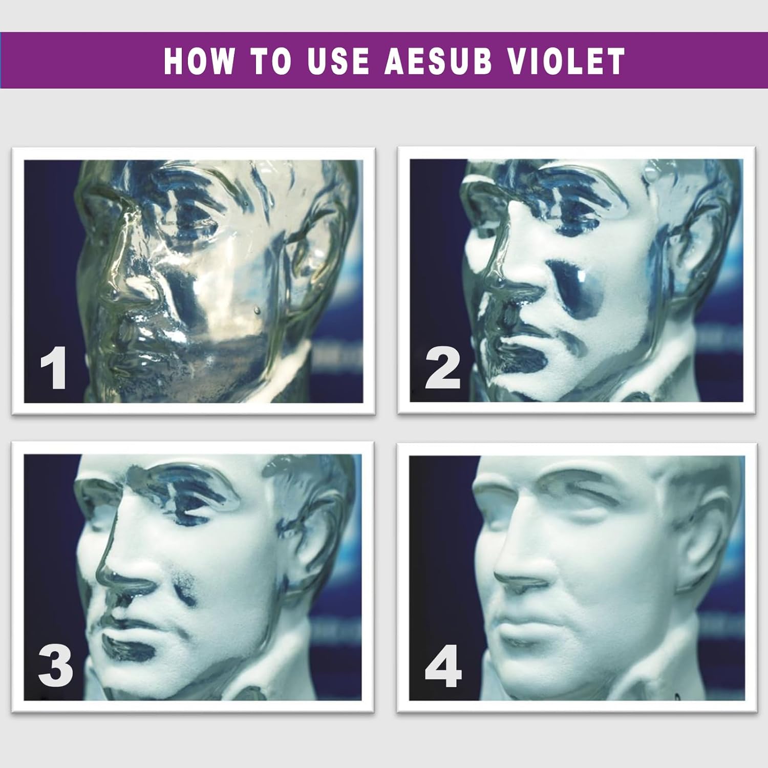 3D Scanning Spray for 3D Scanner - No Cleaning Needed, Ideal for Transparent Reflective Textured Surfaces, Longer-Lasting than Blue Spray, Improves Scan Accuracy Efficiency, 400ml(13.53 fl oz), Violet
