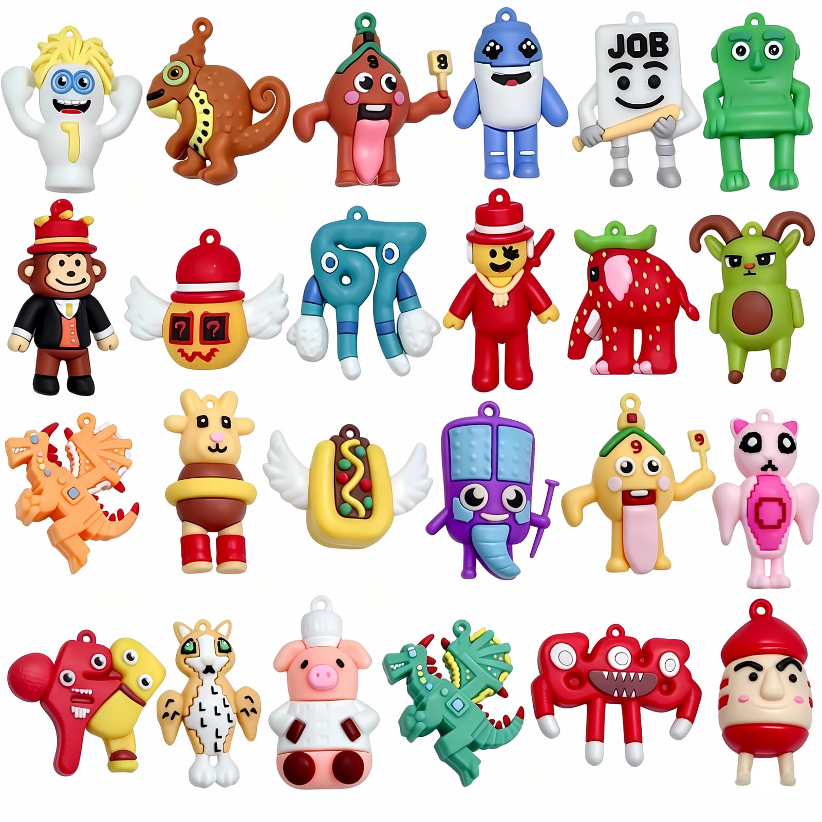 Amazon.com: 24PCS Brainrot Figure Set –Character Display
