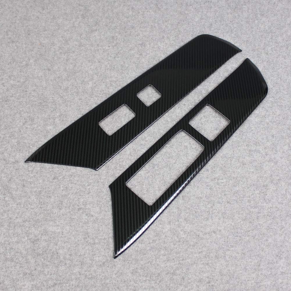 Beautost Fit for Lexus UX 200 250h UX200 UX250h 2019 2020 2021 2022 2023 2024 Interior Window Switch Console Panel Trims (Carbon Fiber Pattern) image 3