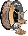 Creality Wood Filament PLA, 3D Printer Filament 1.75 mm, Smooth Silk Texture, Toughness, 1kg(2.2lbs)/Spool Printing Filament, for All Printers (Wood)