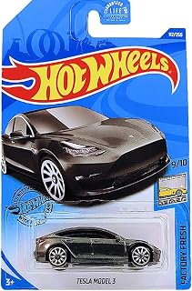 Hot Wheels Tesla Model 3 Factory Fresh 9/10 (112/250) 2017 Long Card