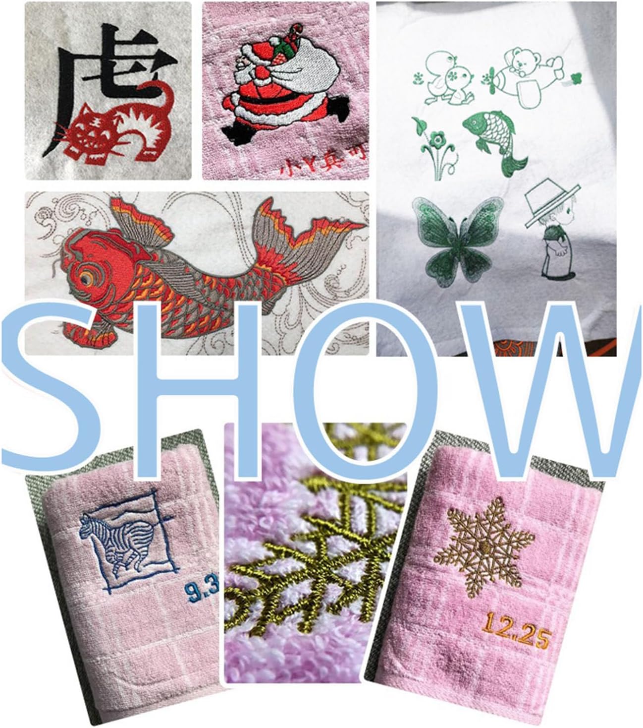 Computerized Sewing & Embroidery Machine with Accessory Kit, 7 Inch Touchscreen Achieve Letter Embroidery and Combination Embroidery, Includes Thread, Stabilizer, Bobb