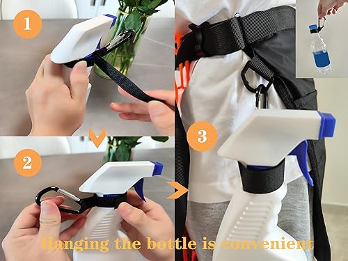 Miniatura 8 de Delantal de limpieza impermeable con 7 bolsillos, suministros de limpieza para el hogar, delantal de criada ligero y duradero