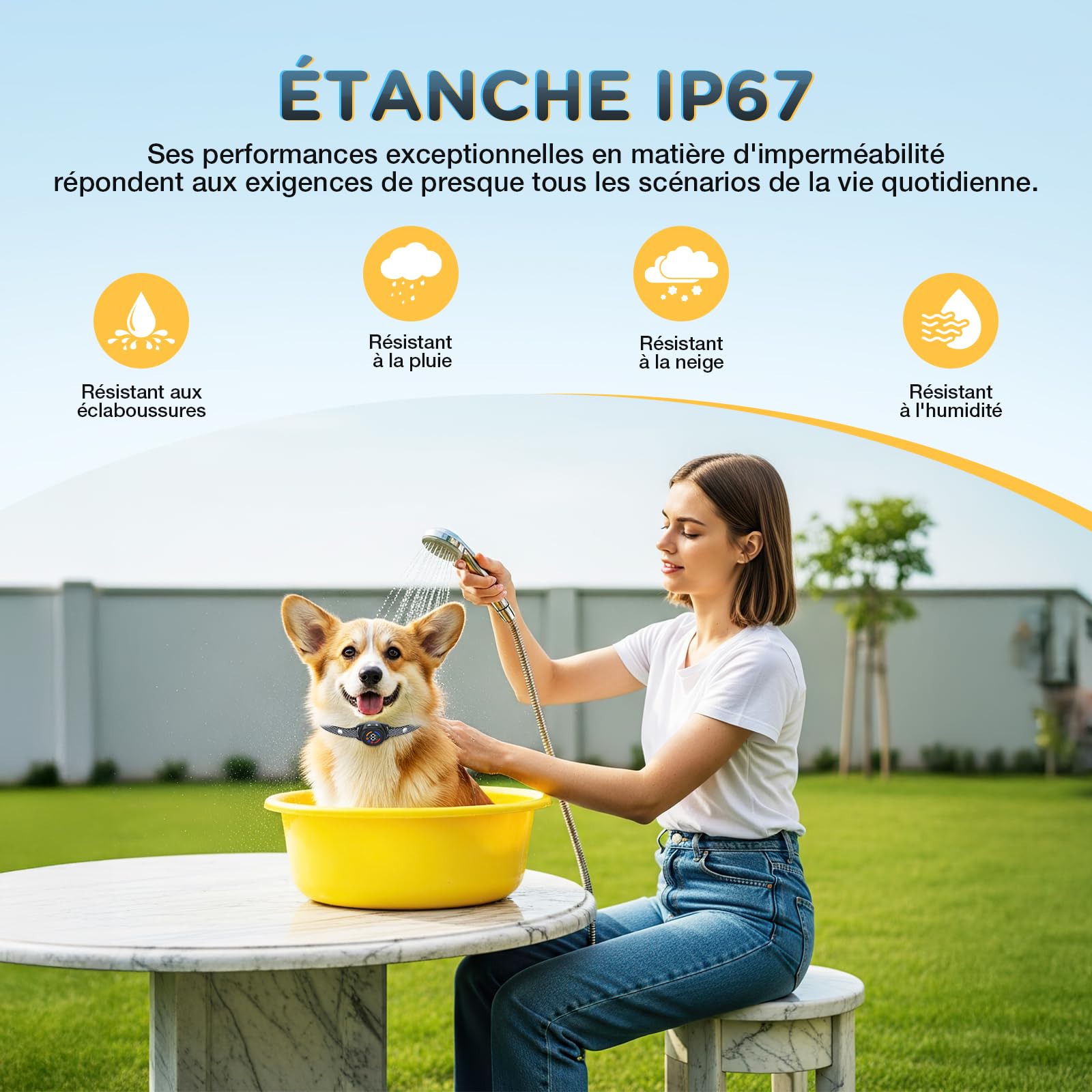 Collar Antiladridos Perros Pequeños Recargable, Antiladridos, Súper Fino y Ligero, 3 Modos y 7 Niveles de Sensibilidad, Detección Inteligente de Ladridos, Impermeable IP67 para Perros Pequeños