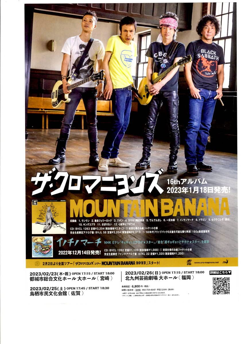 音楽好き必見！　ザクロマニヨンズレアポスター 音楽好き必見！ ザクロマニヨンズレアポスター 音楽好き必見！ ザ