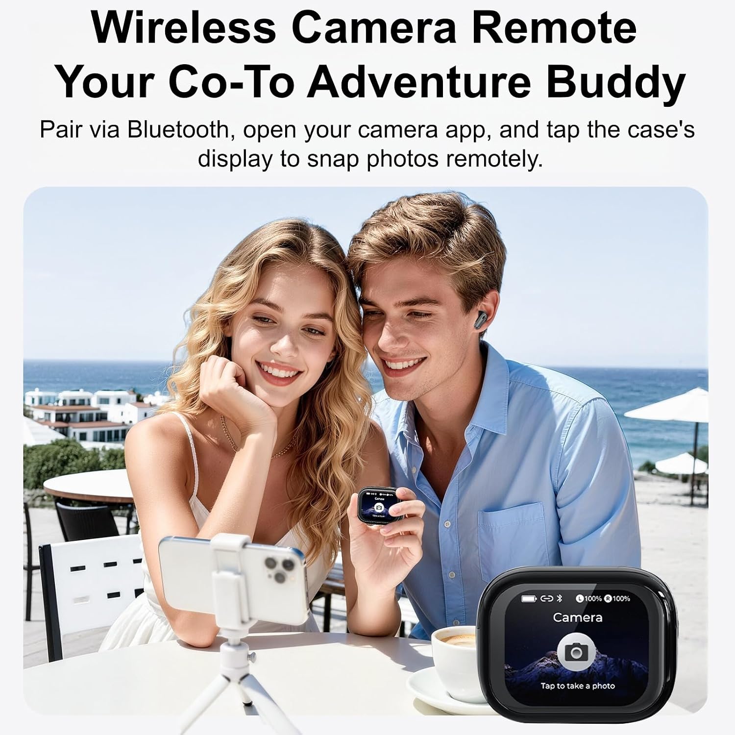 AI Real-Time Translation Earbuds, Two-Way Voice Translator Headphones, 165 Languages, Bluetooth 6.0, HD Clear Calls, 40H Playtime, IPX5 Waterproof for Travel Business Learning - NE68