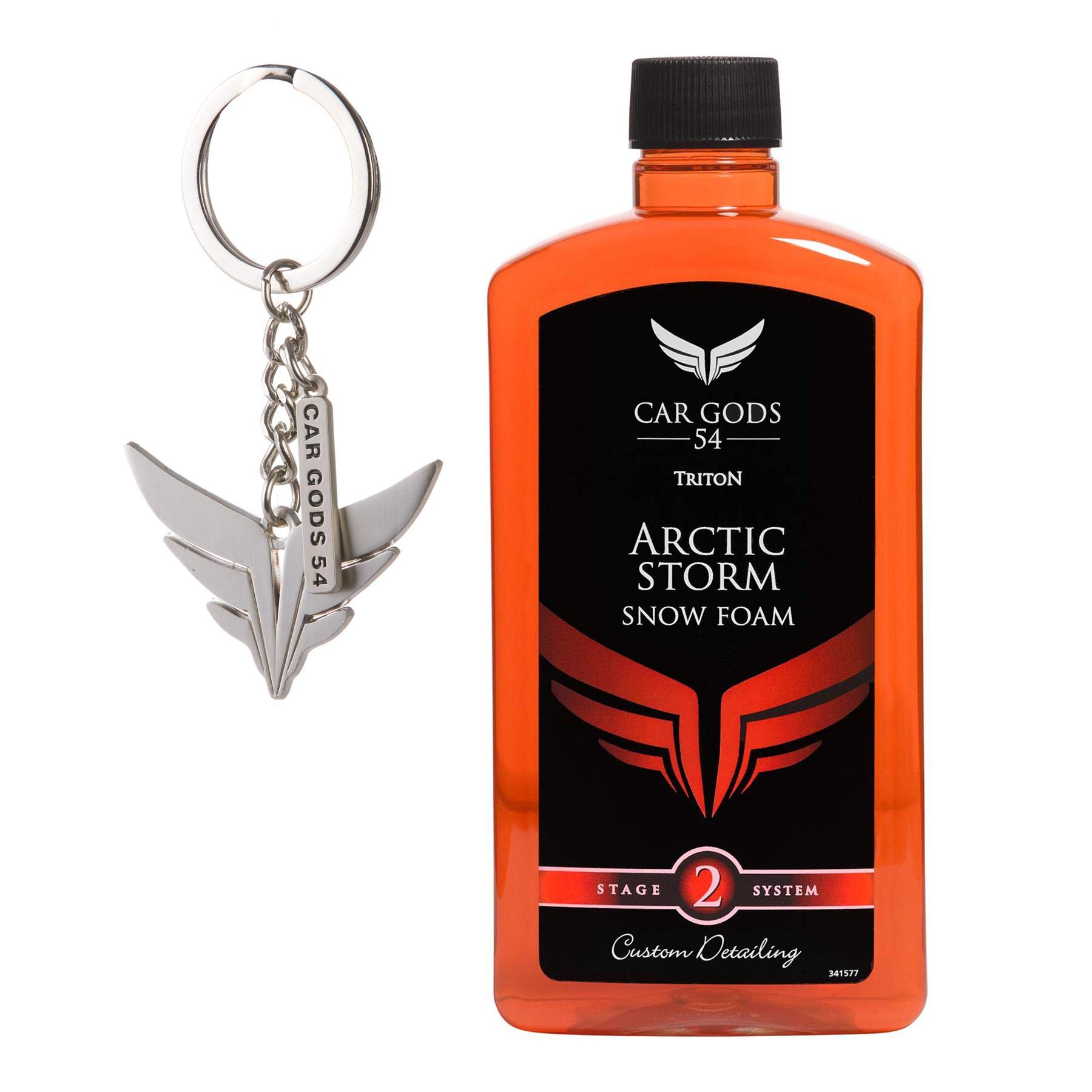 Car GodsArctic Storm Snow Foam Car Shampoo Orange Scent 500ml & free keyring