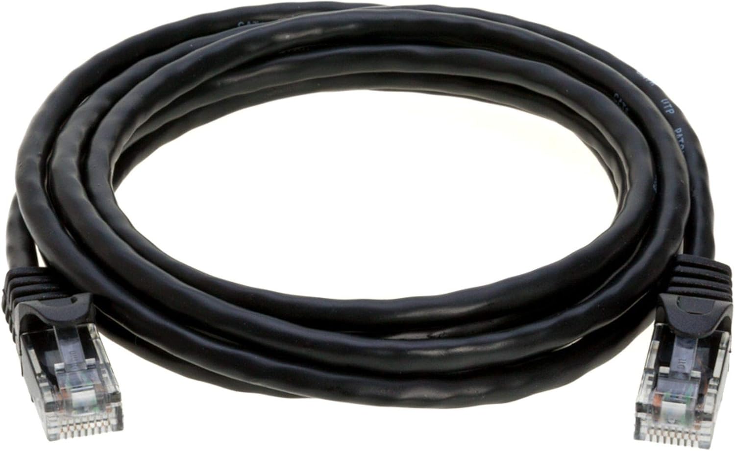 Cables Direct Online Snagless Cat5e Ethernet Network Patch Cable Black 50 Feet : Electronics