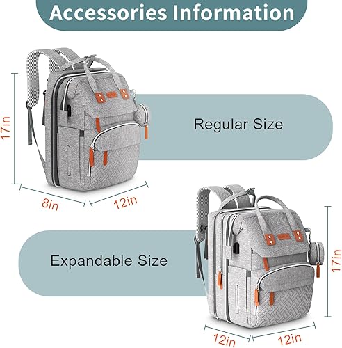 Miniatura 6 de Mochila para pañales, bolsa de pañales grande, bolsa de pañales multifuncional, bolsas de pañales..