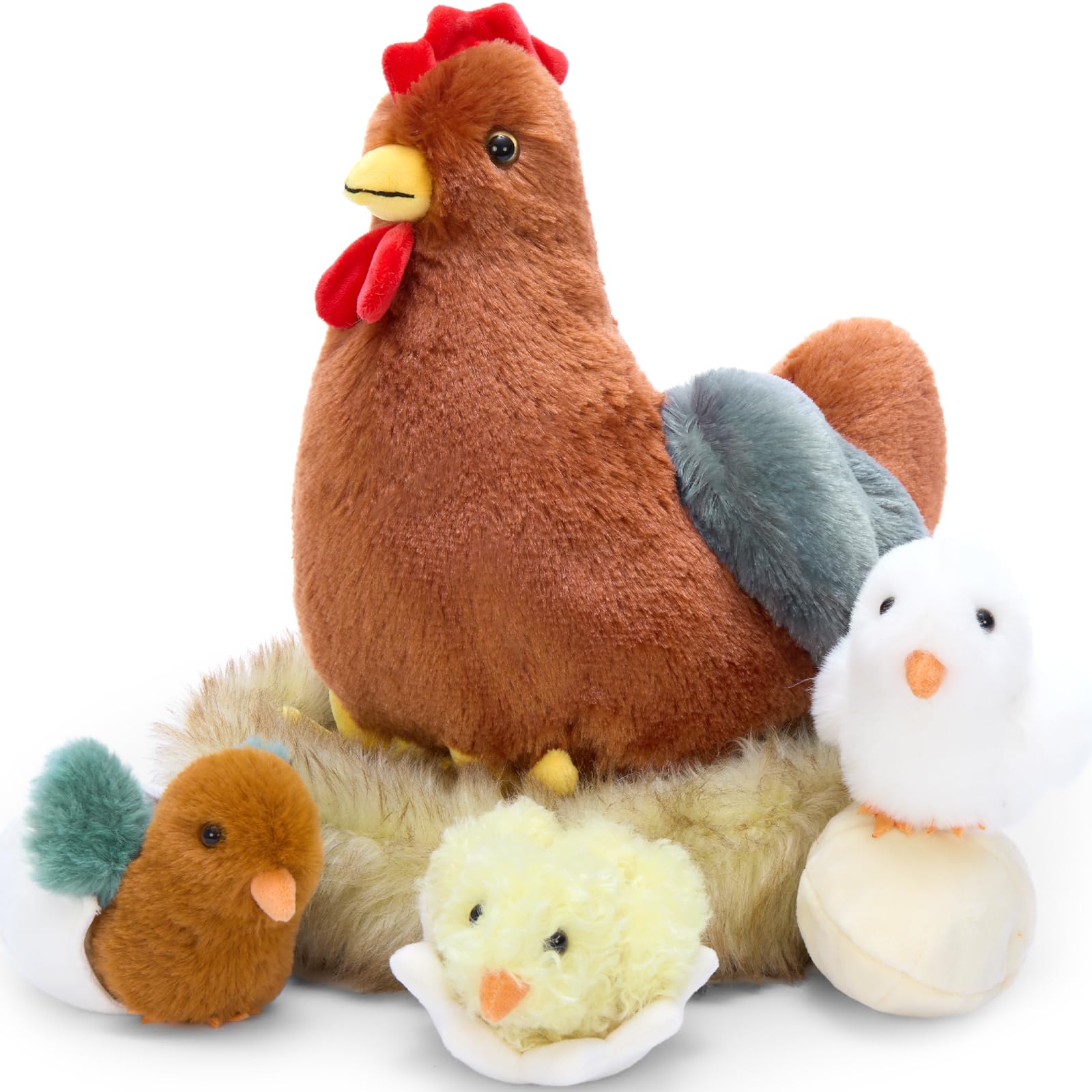 MorisMos Big Chickencoop Teddy with Baby Inside