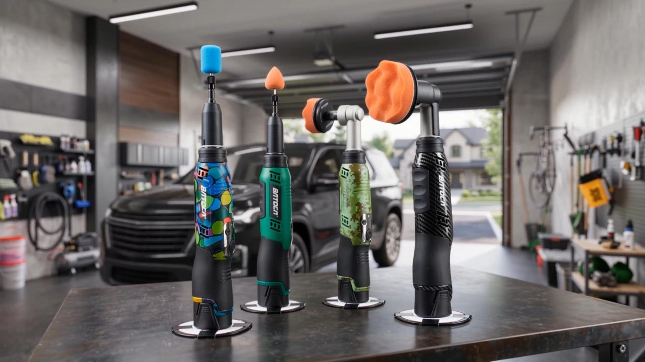 Amazon.com: BATOCA S6 Mini Cordless Polisher 2 Heads for Car