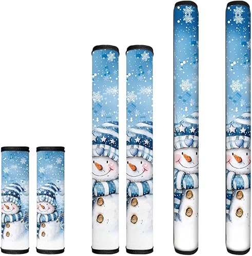 Vista 72 de 6 fundas lavables para manijas de puerta de refrigerador, protector antideslizante para nevera, horno, lavavajillas, mantener alejadas de huellas